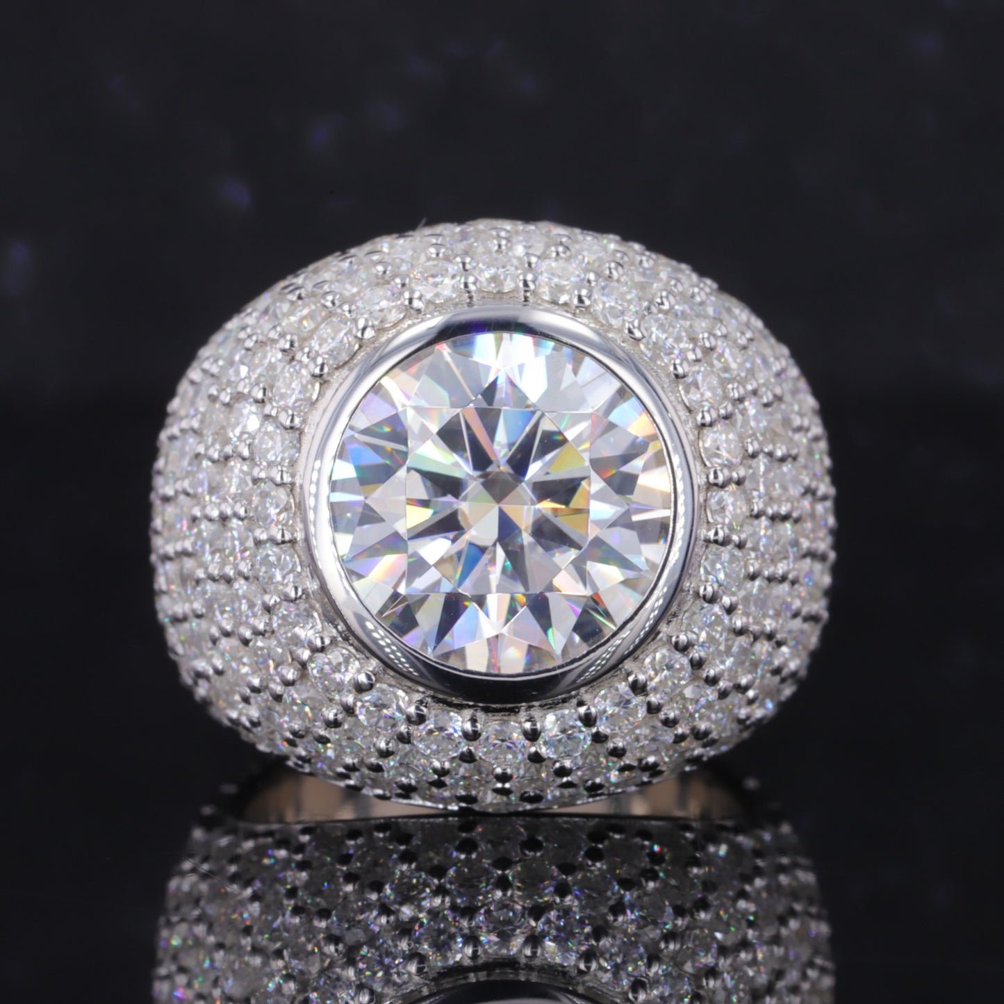 925 Sterling Silver 4CT Ring