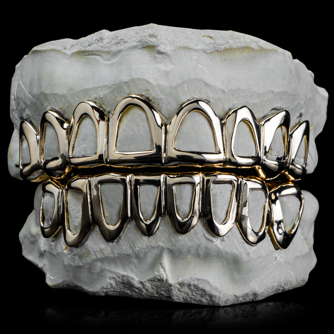Solid Gold Openface Grillz