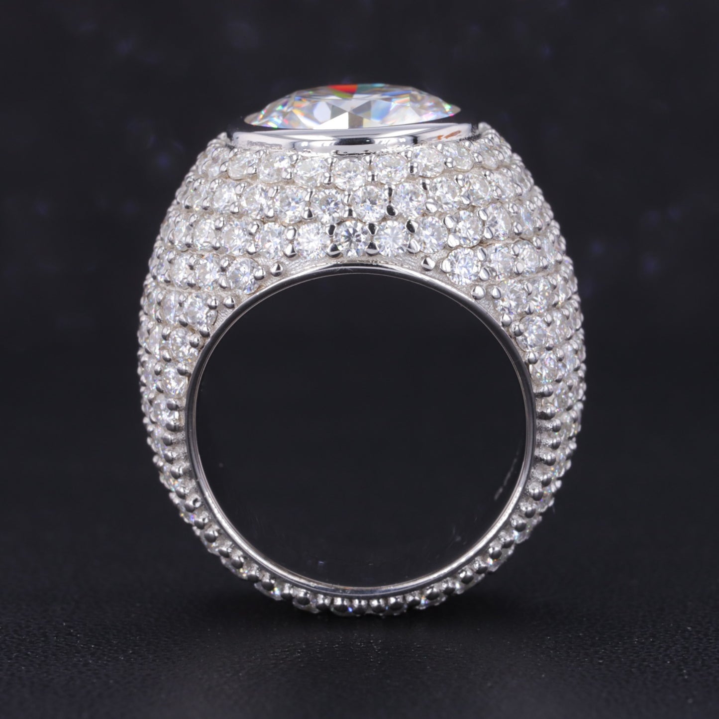 925 Sterling Silver 4CT Ring