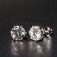 925 Sterling Silver 2CT VVS D Stud Earring