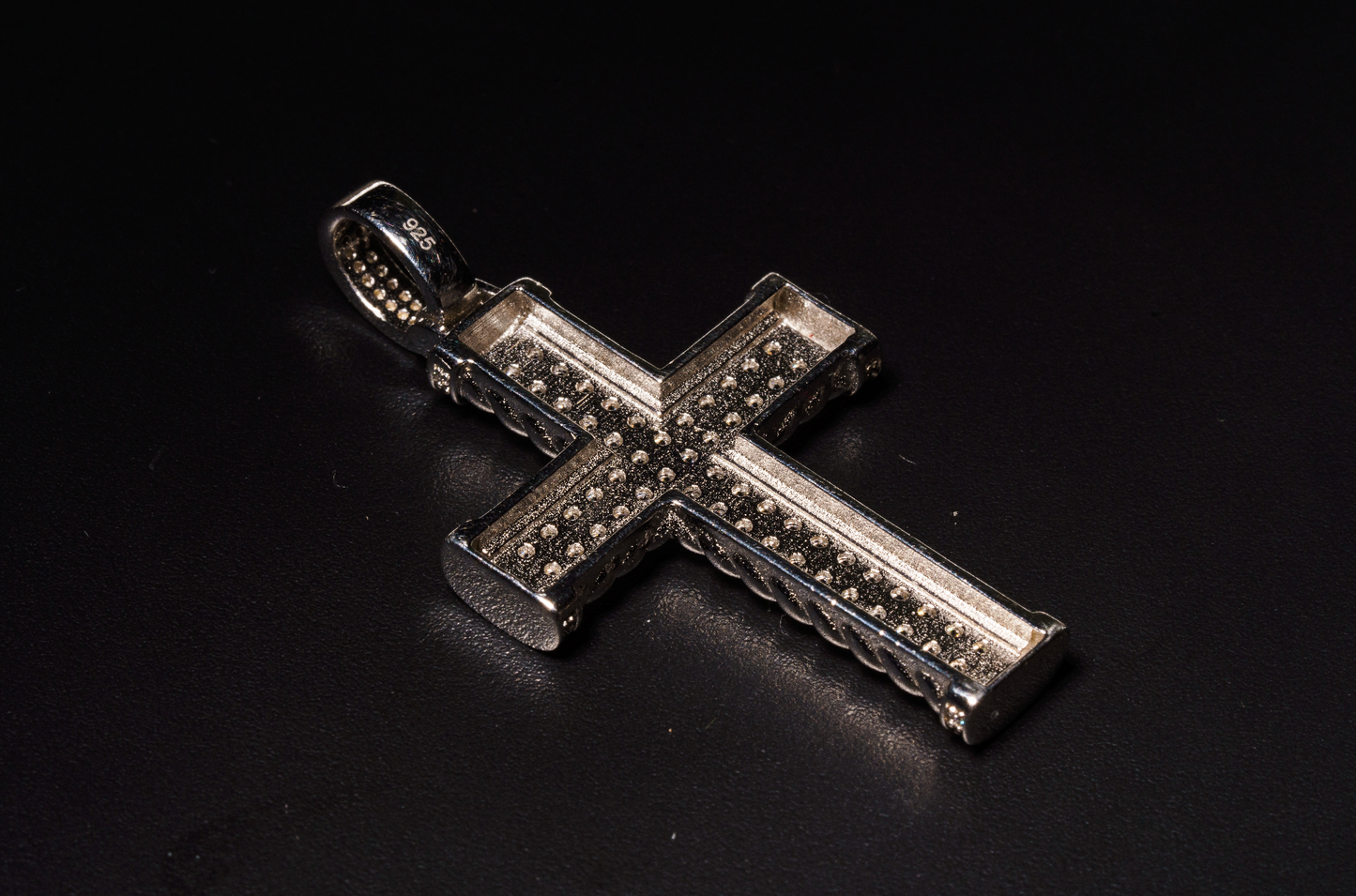 925 Sterling Silver Big Cross Pendant