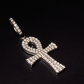 925 Sterling Silver Medium Anhk Cross Pendant