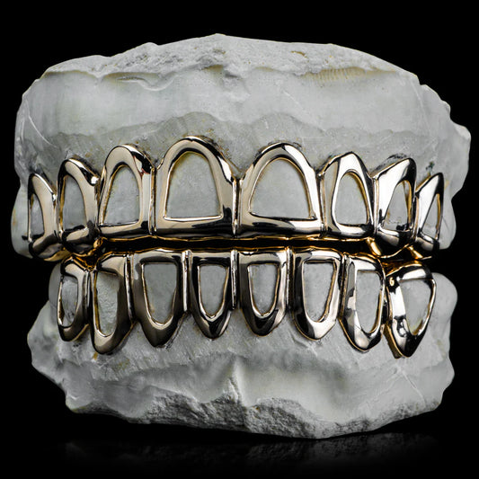 Solid Gold Openface Grillz