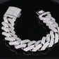 925 Sterling Silver 19MM VVS D Cuban Link Bracelet