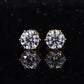 18K Solid Gold 1CT VVS D Screwback Stud Earring