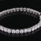 925 Sterling Silver 6MM VVS D Tennis Bracelet